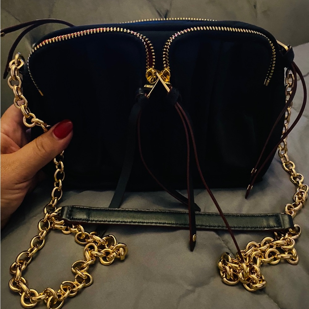 MZ Wallace bag with gold chain strap